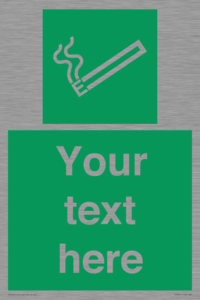 Custom E-Cigarettes/Vaping Permited Sign